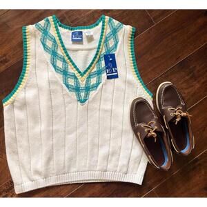 Vintage EP Pro Women’s Golf Sweater Vest – Size Large NEW